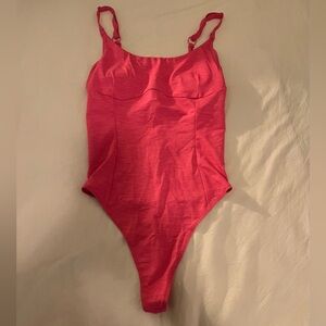 Outdoor Voices Pink Bodysuit
